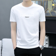 卡宾短袖t恤男士2023夏季韩版潮流修身休闲半袖男装上衣体恤