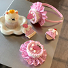 Cake少女 生日小蛋糕甜系发饰粉色帽子发箍网红派对头饰可爱头箍