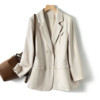 品牌8950-1双排扣小西装外套，气质通勤女士小西服