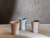 Zi刘孜原创设计品牌北欧式水杯色泥陶瓷开口彩虹杯袋泡茶茶杯