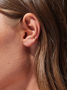analuisa欧美小众流行耳夹c型镂空无耳洞耳环，耳骨925银耳饰耳圈女