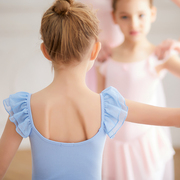 舞蹈服儿童女童夏季短袖女孩，练功服跳舞服装幼儿，衣服中国芭蕾舞裙