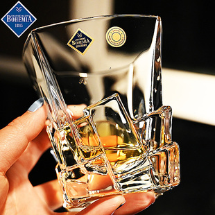 捷克进口BOHEMIA水晶玻璃xo酒樽瓶威士忌酒杯啤酒洋酒杯酒具套装
