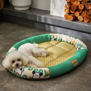 狗窝夏季凉席降温泰迪柯基中小型犬狗狗床垫子沙发猫咪窝宠物用品