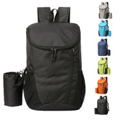 双肩包跨境大容量折叠包轻便防水户外包旅行运动背包可印
