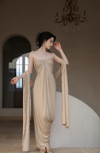 阿尔忒弥斯之梦希腊女神连衣裙复古抹胸埃及度假沙漠沙丘废土风