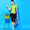 女士速干乒乓球网球短袖T恤加大码羽毛球服上衣运动七分裙裤套装