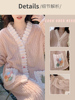 日式珊瑚绒睡衣，睡袍冬季女款加绒加厚2023年春秋法兰绒家居服