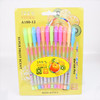 粉彩笔日韩国文具6色清新荧光笔，变色笔粉彩笔学生多彩中性笔