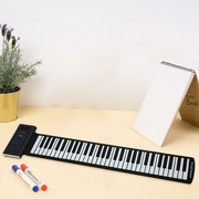 手卷钢琴61键可充电可卷起钢琴键盘硅胶，电子琴带喇叭延音踏板