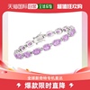 925纯银ross-simons紫水晶，手链7英寸美国奥莱直发