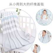 贝彤婴儿毯子 新生儿竹纤维盖毯宝宝夏季舒适毯多用毯儿童冰