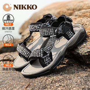 nikko日高沙滩鞋男防滑软底户外凉鞋，溯溪鞋夏季涉水鞋耐磨