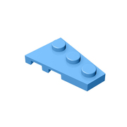 砖友moc43722小颗粒积木散件，1片中国积木零配件2x3楔形，板(右)