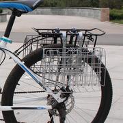 适用捷安特山地自行车前车筐，菜篮子加粗前篮带后书包车框折叠车栏