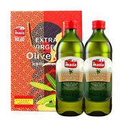欧蕾西班牙进口特级初榨冷榨橄榄油食用油1l*2送包装