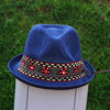 民族风夏季草帽文艺复古草，帽子女士遮阳帽云南西藏旅游防