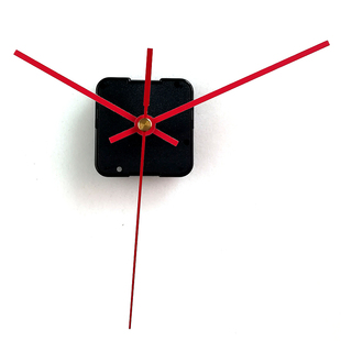 台湾太阳扫秒静音机芯DIY创意挂钟表芯石英钟表配件红色指针