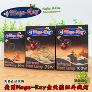 mega-ray 爬虫加热灯 聚热灯 夜间红外线加热泡 夜灯50w