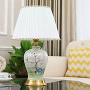 新 品美式古典台灯卧室床头灯家用客厅书房温馨欧式新中式陶瓷床