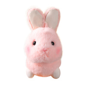 智能兔子毛绒公仔小白兔小号复读玩偶，会学说话的婴儿玩具娃娃抱枕