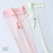 5d乳白色丝袜春夏超薄脚尖，透明淡粉色，连裤袜t裆肉肤色日系女甜美