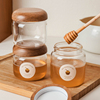 食品级专用蜂蜜瓶玻璃密封罐旋转果酱，瓶咖啡豆保存罐杂粮储物罐
