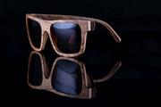 意大利glasses㊣手作棕色烟熏偏光，镜片橄榄木制镜框太阳眼镜