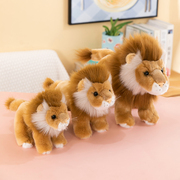 可爱仿真动物园狮子毛绒玩具公仔考拉树袋熊玩偶布娃娃儿童生日礼