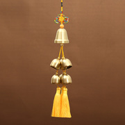 一大六小铜风铃纯铜铃铛风铃，挂饰家居房间，装饰挂件化五黄解二黑