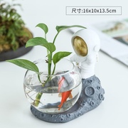 水培花盆花瓶花器玻璃器皿绿萝水养，植物容器创意b桌面插花陶瓷摆