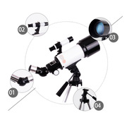40070天文望远镜专业观星儿童 学生高倍夜视高清折射式大口径看星