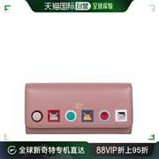 香港直邮fendi芬迪女士粉色，钱包8m0365-sr0-f15zp