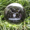 水晶球麋鹿星空透明创意装饰品，玻璃球小摆件，圆球生日礼物女孩新年