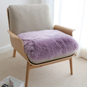 小沙纯羊毛沙发垫椅垫方垫电脑椅子垫凳子垫坐垫咖啡椅垫餐椅毛垫