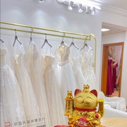 高档婚纱架子展示架网红婚纱店，秀禾礼服架大拖尾齐地落地式侧挂架