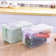 塑料收纳盒 冰箱带盖水果整理盒 带手柄抽屉式食物保鲜盒 储物盒