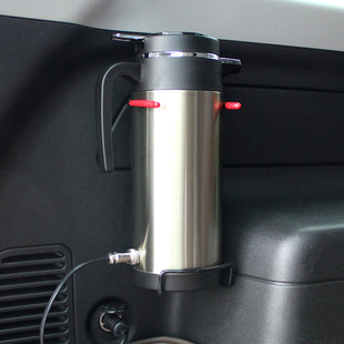 车载电热杯汽车用烧水壶12V24V加热水器开水保温水杯大容量电热壶