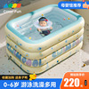 日本进口无印良品婴儿，充气游泳池儿童家用可折叠宝宝，婴儿游泳桶室