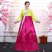 韩国宫廷改良韩服大长今，古装朝鲜服装，鲜族服女成人民族舞蹈演