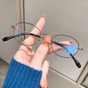 刘亦菲同款钛架近视眼镜小框超轻眼镜框女专业配镜防蓝光学生上课