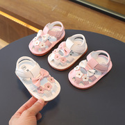 2024夏季婴儿学步鞋凉鞋，软底公主叫叫鞋可爱宝宝，鞋子软底女宝宝鞋
