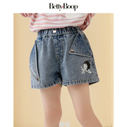贝蒂女童洋气牛仔短裤夏装2022韩版儿童女大童薄款外穿裤子潮