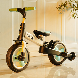 纳豆婴幼儿童平衡车，1一3一6岁三合一宝宝，2骑行学步滑行溜溜自行车