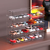 玩具车模展示架透明模型收纳架，收纳盒陈列柜多美卡小汽车展示透明