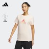 休闲上衣圆领短袖T恤女装夏季adidas阿迪达斯轻运动IN1437