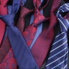 黑色领带男正装商务职业西装，结婚新郎红色，宽手打男士领带衬衫蓝色