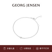 georgjensen乔治杰生钻石系列，18k白金手链女美拉德小众精致