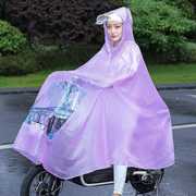 电动车摩托车雨衣双帽檐单人，双人雨衣男女成人，电瓶车骑行雨披