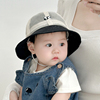 婴儿渔夫帽子夏季薄款大檐网防晒男女宝宝，遮阳动物渔夫帽遮阳盆帽